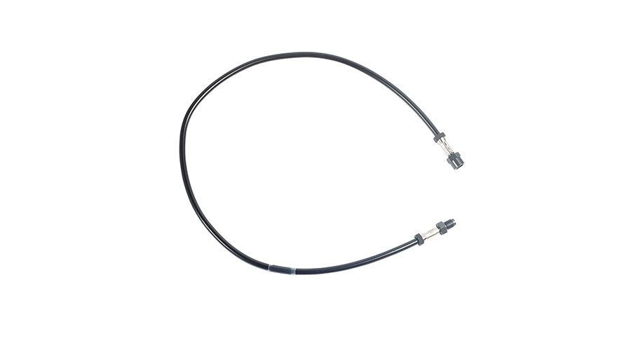BMW R 100 Modelle Stahlflexbremsleitung (einteilig) schwarz