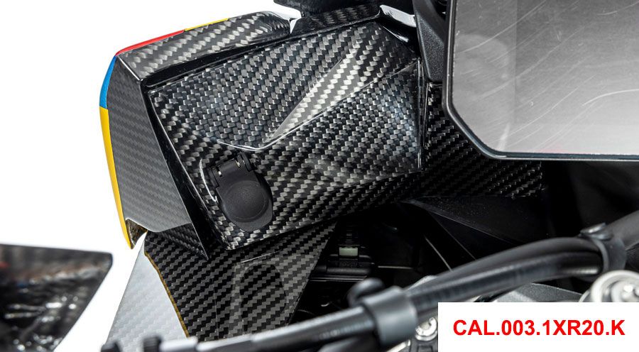 BMW S 1000 XR (2020- ) Carbon Windabweiser am Cockpit