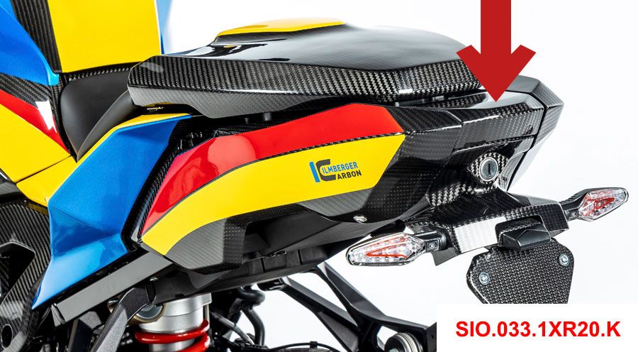 BMW S 1000 XR (2020- ) Carbon Heckverkleidung oben
