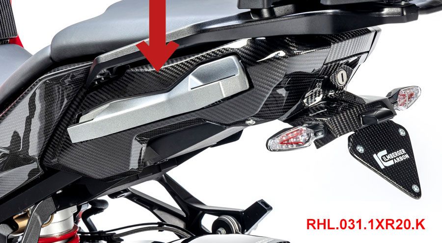 BMW S 1000 XR (2020- ) Carbon Heckrahmencover