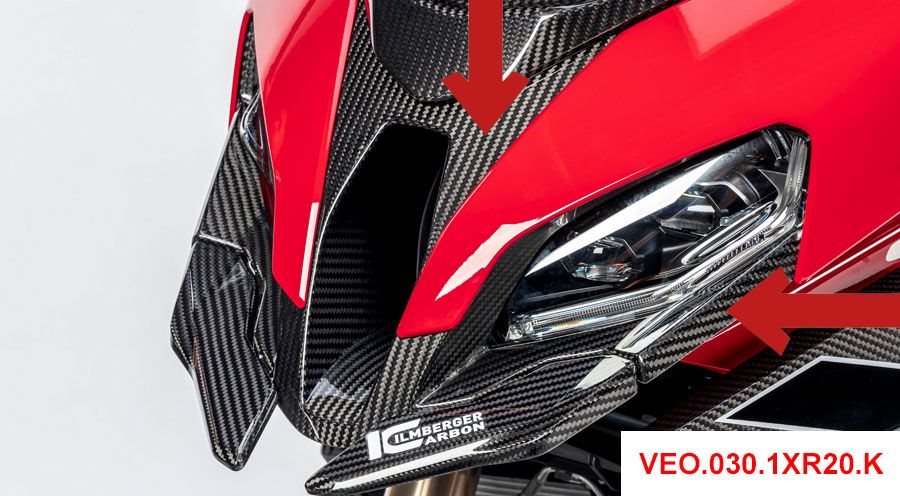 BMW S 1000 XR (2020- ) Carbon Verkleidungsmittelteil