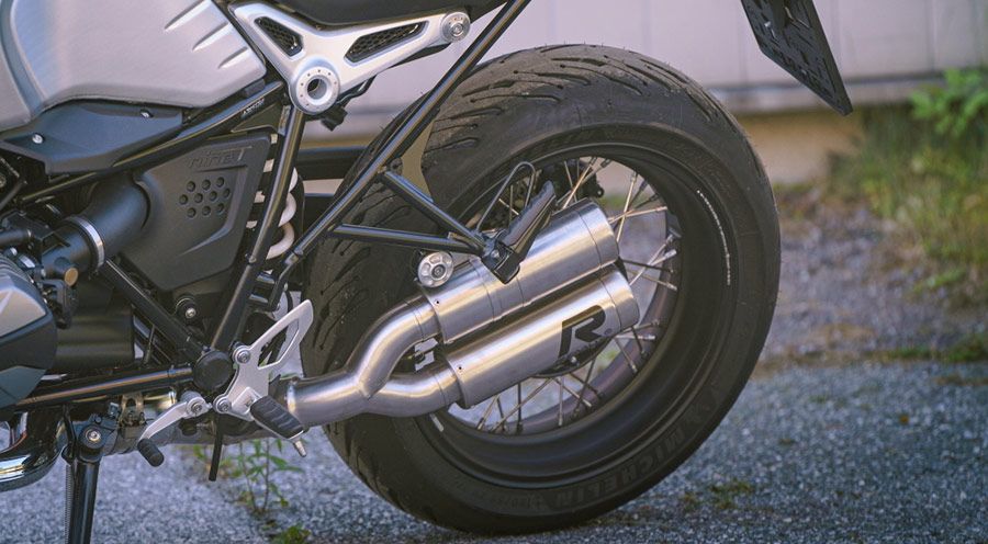 BMW R nine T Remus MESH Double Auspuff