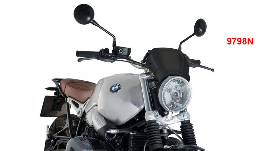 BMW R nine T Aluminium-Frontplatte