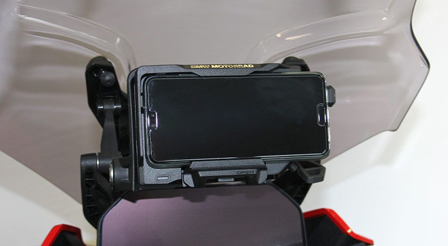Motorrad Handyhalterung USB Ladegerät GPS Navigation für BMW