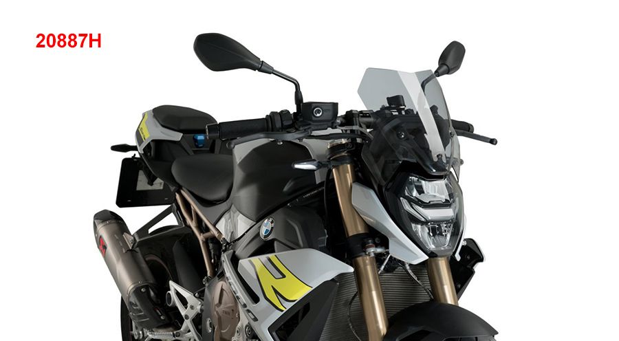 BMW S1000R (2021- ) Sportscheibe für Originalhalterung