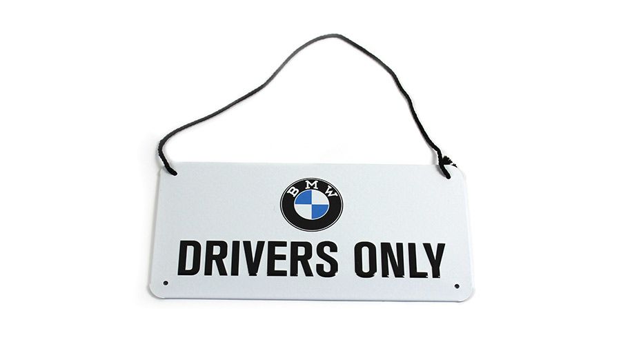 BMW F900XR Blechschild BMW - Drivers Only