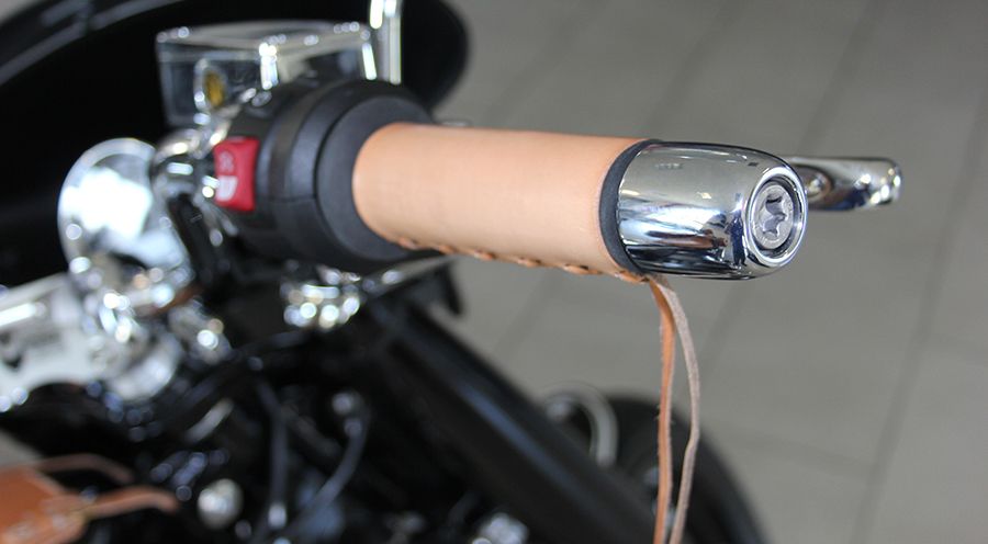 BMW R 18 Ledermanschetten für Griffe