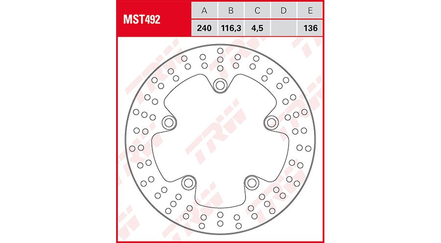 BMW G 310 GS Bremsscheibe hinten