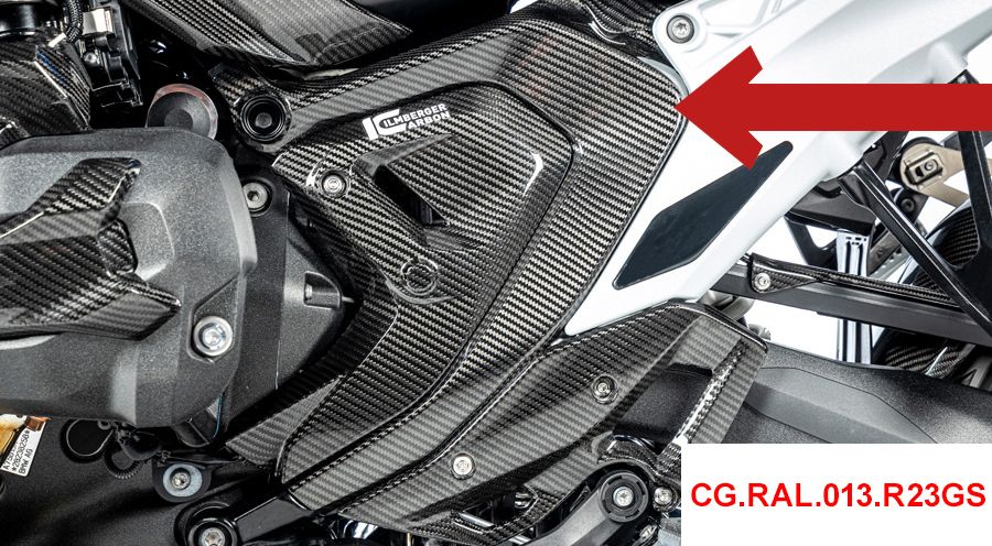 BMW R1300GS & Adventure Carbon Rahmenschützer