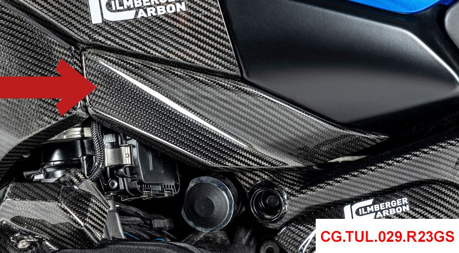 BMW R1300GS & Adventure Carbon Tankabdeckung unten (unteres Teil)