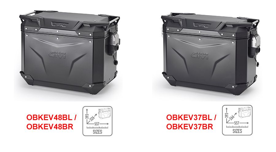 BMW F900XR GIVI Trekker Outback EVO Smart Koffer schwarz