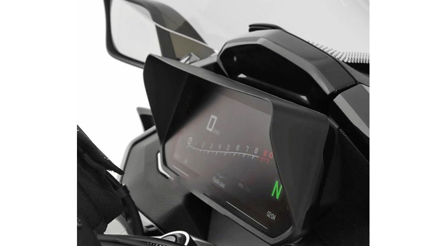 BMW R 1250 RT Blendschutz für Connectivity Display