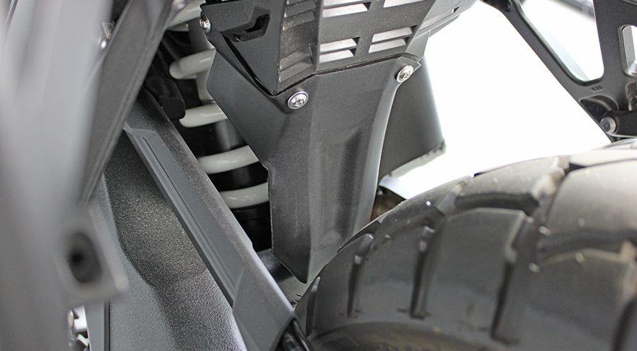 BMW R1300GS & Adventure Spritzschutz für Federbein hinten