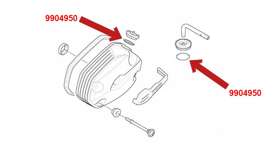 BMW R 18 O-Ring für Öldeckel