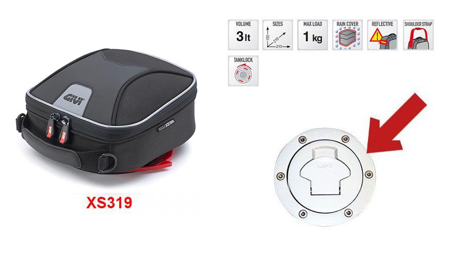 BMW R1300RT Tankrucksack XS319