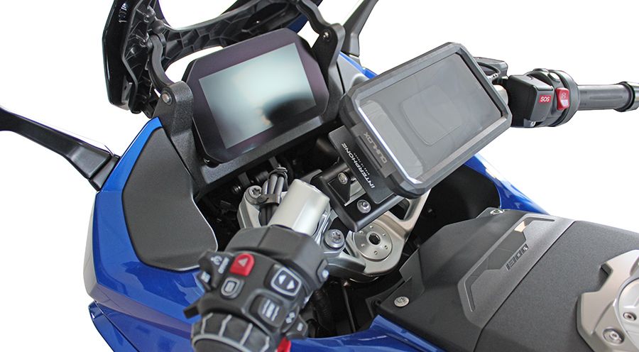 BMW R1300R Smartphone-Halterung für originale Navi-Vorbereitung