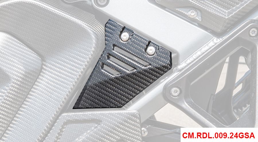 BMW R1300GS & Adventure Carbon Rahmendreieckcover vorne