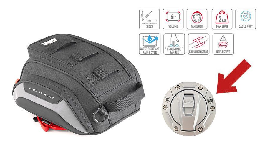 BMW R1300GS & Adventure Tankrucksack Easy BAG