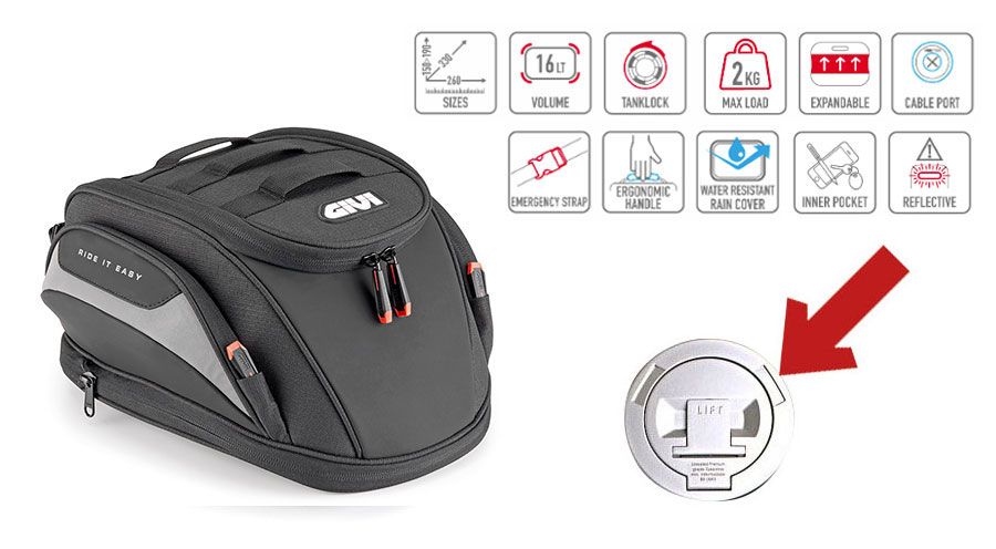 BMW R nine T Tankrucksack Easy-T