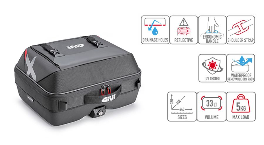 BMW R850GS, R1100GS, R1150GS & Adventure Heck- / Seitentasche X-Line