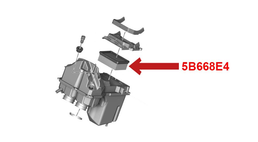 BMW F450GS Luftfilter