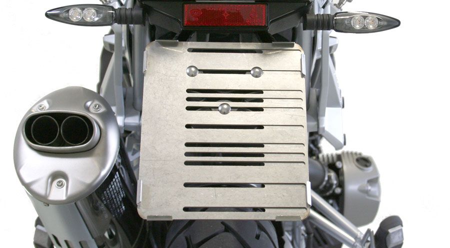 BMW F450GS Kennzeichenhalter Edelstahl verstellbar