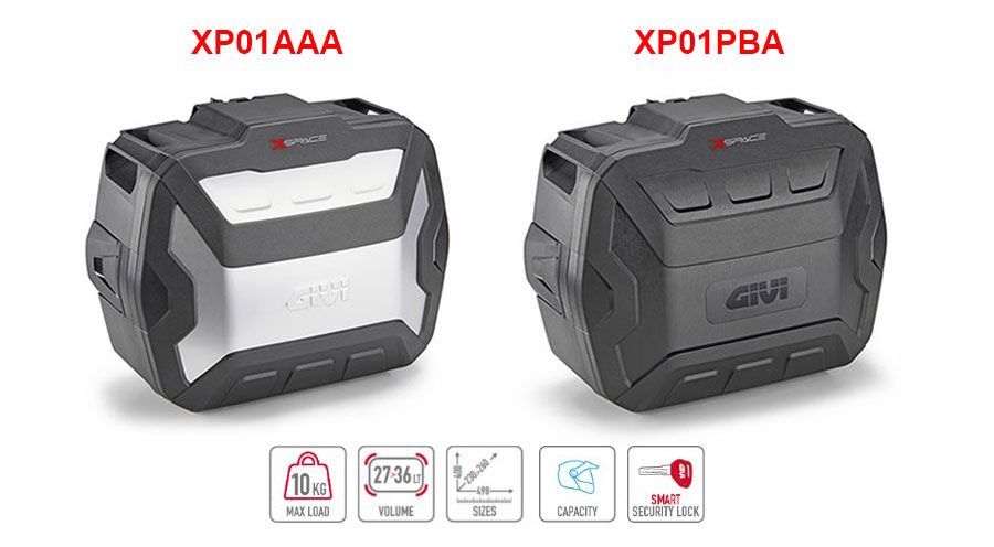 BMW R 1200 GS LC (2013-2018) & R 1200 GS Adventure LC (2014-2018) GIVI XSPACE Topcase / Seitenkoffer