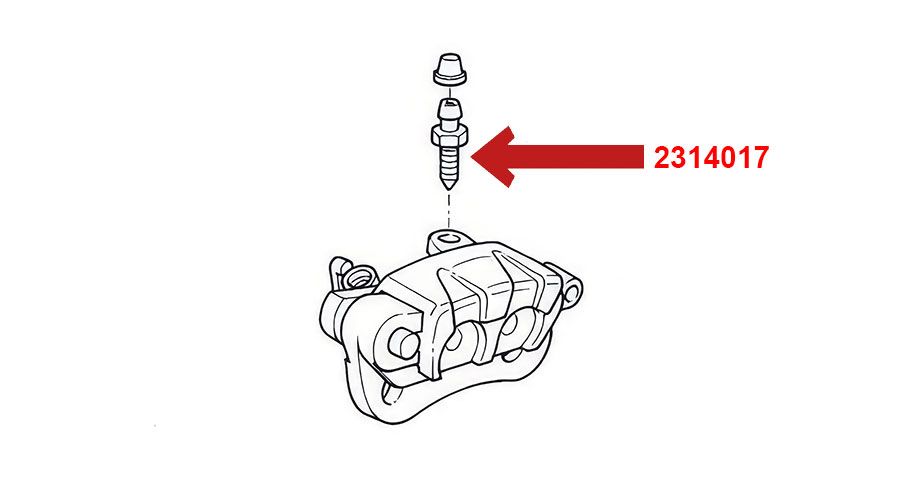 BMW R1100RS, R1150RS Entlüfterschraube M6