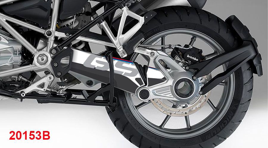 250x350mm schwarzer Carbon-Aufkleber (Board) - Motorradteile