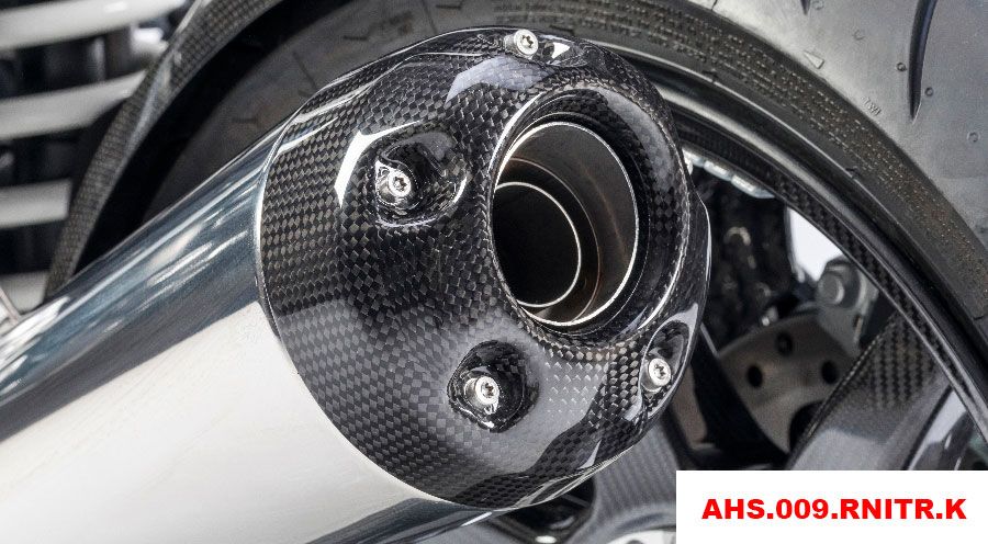 BMW R nine T Carbon Auspuffendkappe