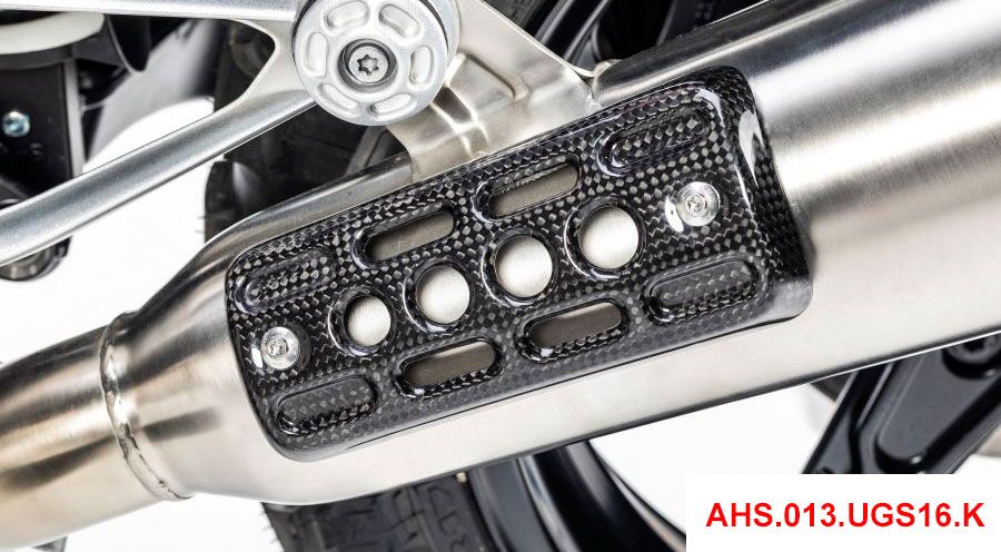 BMW R nine T Carbon Auspuffhitzeschutz