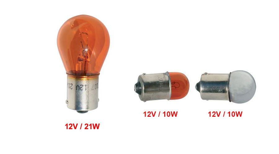 Blinkerbirnen für BMW R850R, R1100R, R1150R & Rockster