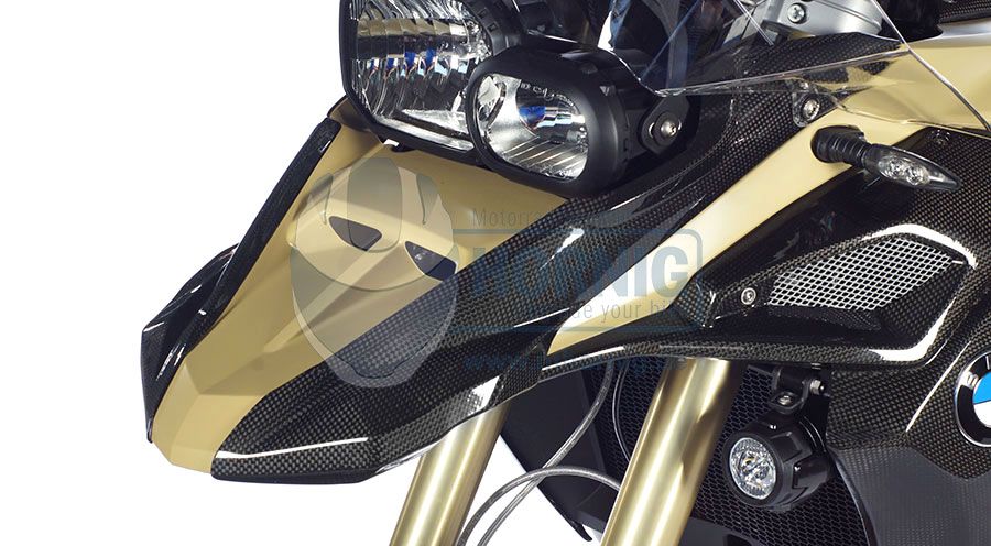BMW F650GS (08-12), F700GS & F800GS (08-18) Carbon Schnabelverbreiterung links