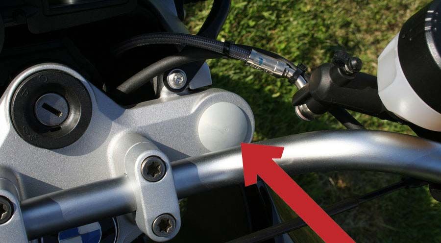 Kennzeichenhalter Edelstahl für BMW R850GS, R1100GS, R1150GS