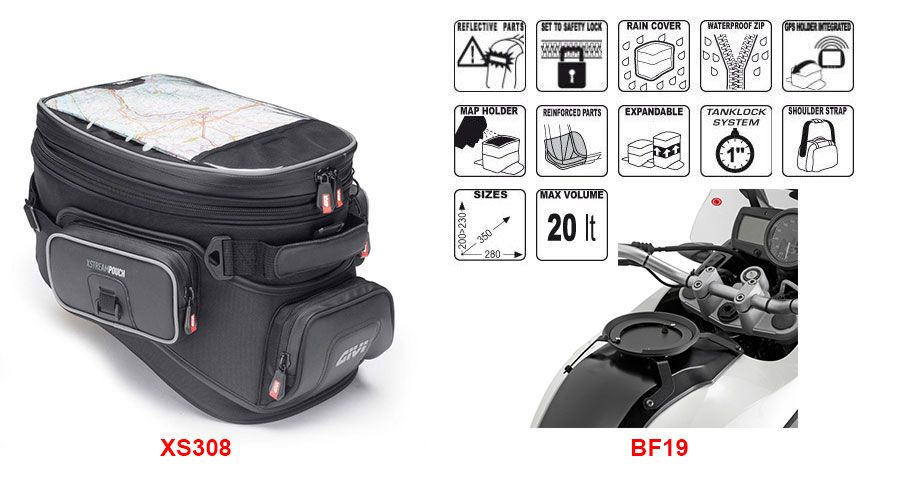 BMW G 650 GS Tankrucksack XS308