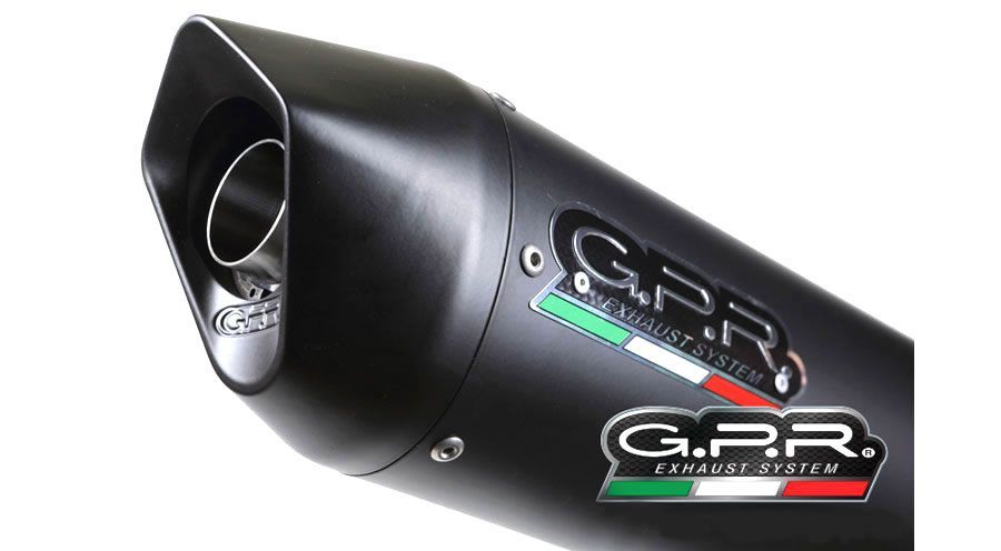 BMW F 650, CS, GS, ST, Dakar (1994-2007) GPR Slip On Auspuff Furore Nero Italia