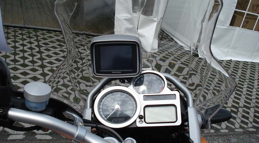 BMW R1200GS (04-12), R1200GS Adv (05-13) & HP2 GPS Halterung (TomTom/Zumo)