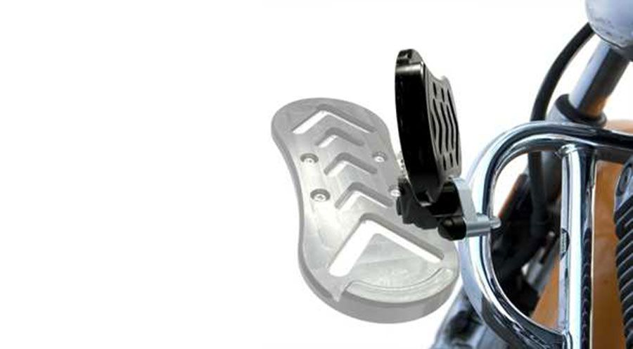 BMW R 100 Modelle Lazystep Trittbrett für Rundrohre