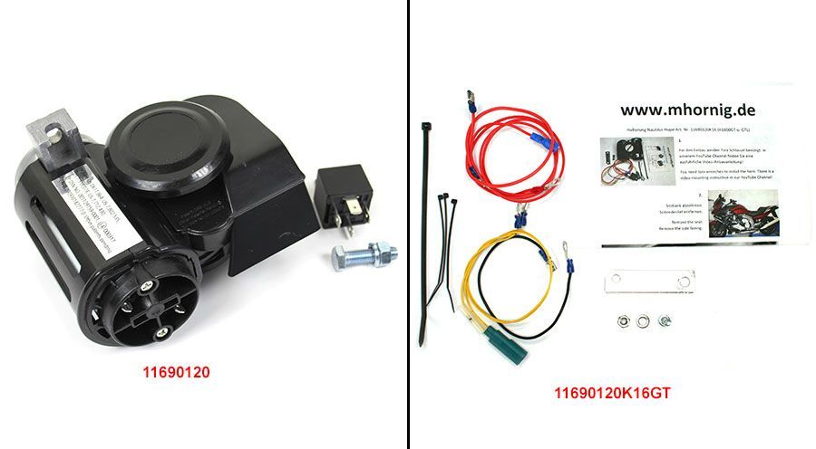 Zweiklang Hupe für BMW K1600GT