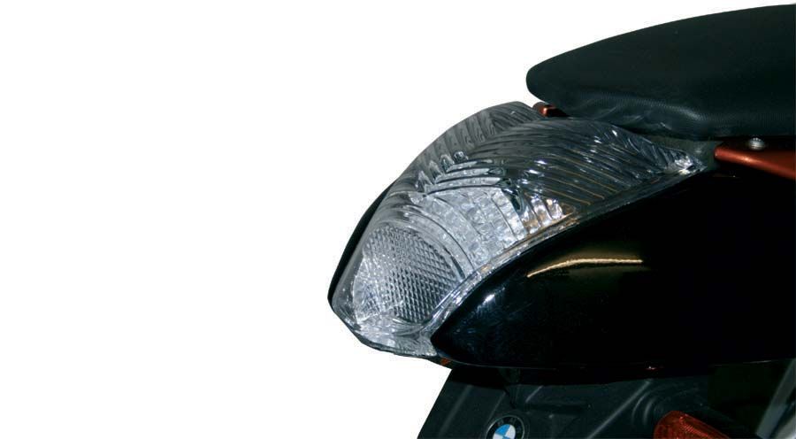 BMW R1200R (2005-2014) Weisses Rücklicht
