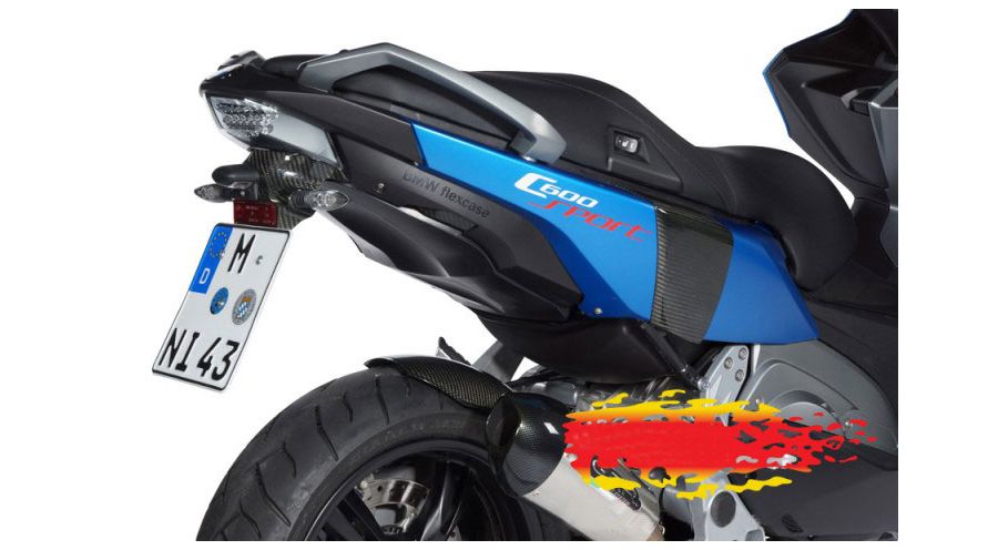 BMW C 600 Sport Kennzeichenträger