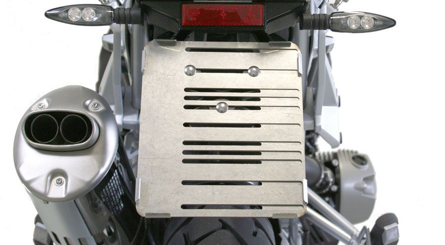 Kennzeichenhalter Edelstahl verstellbar für BMW R1200R (2005-2014)
