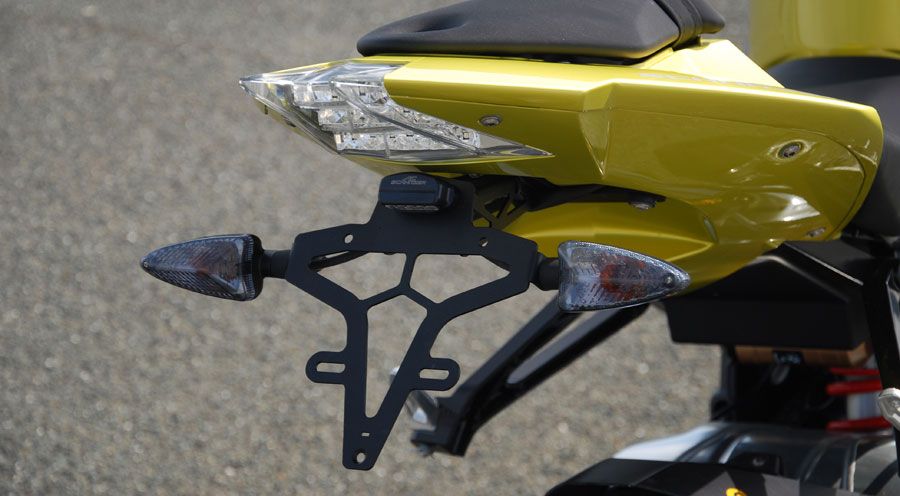 Für BMW S1000RR S 1000 S1000 Rr 2019-2021 Motorrad hinten Kfz-Kennzeichen  Rahmenhalter Halterung Zubehör mit LED-Lampe