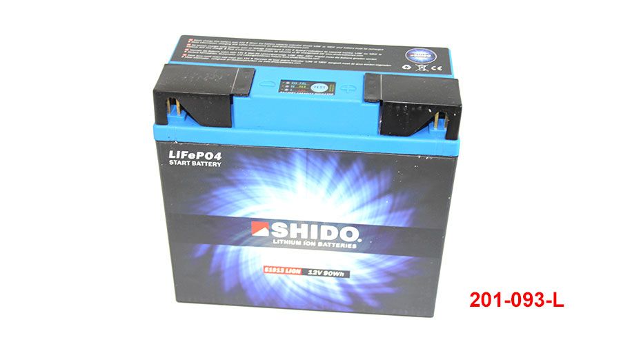 Lithium-Batterie für BMW K1 (88-93), K100 (82-90), K100LT (86-91), K100RS  (83-92), K100RT (83-89), K75 (84-96), K75C (85-90), K75RT (89-96) & K75S  (85-95)