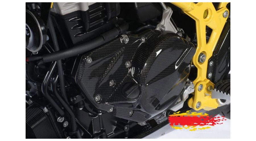 BMW F650GS (08-12), F700GS & F800GS (08-18) Carbonprotektor Kupplungsdeckel groß