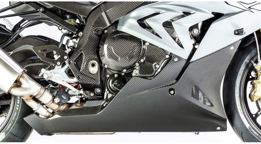 BMW S1000RR (2009-2018) Motorspoiler lang - Strasse
