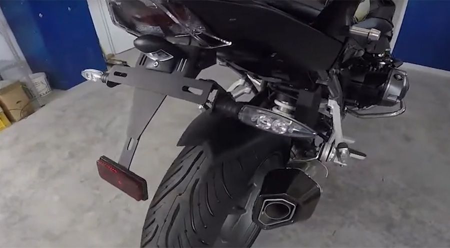 BMW R 1250 R Kennzeichenhalter
