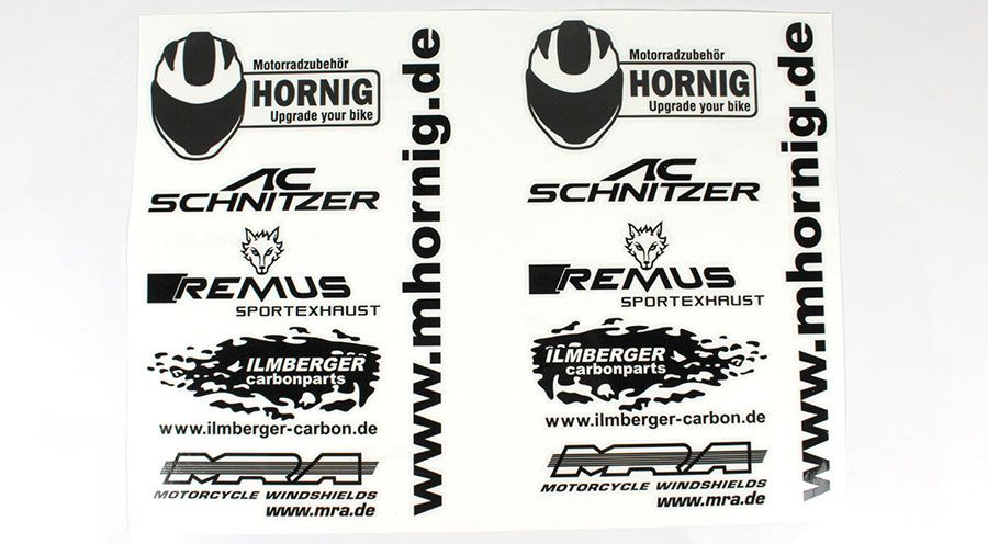 BMW R1200GS (04-12), R1200GS Adv (05-13) & HP2 Race Aufklebersatz
