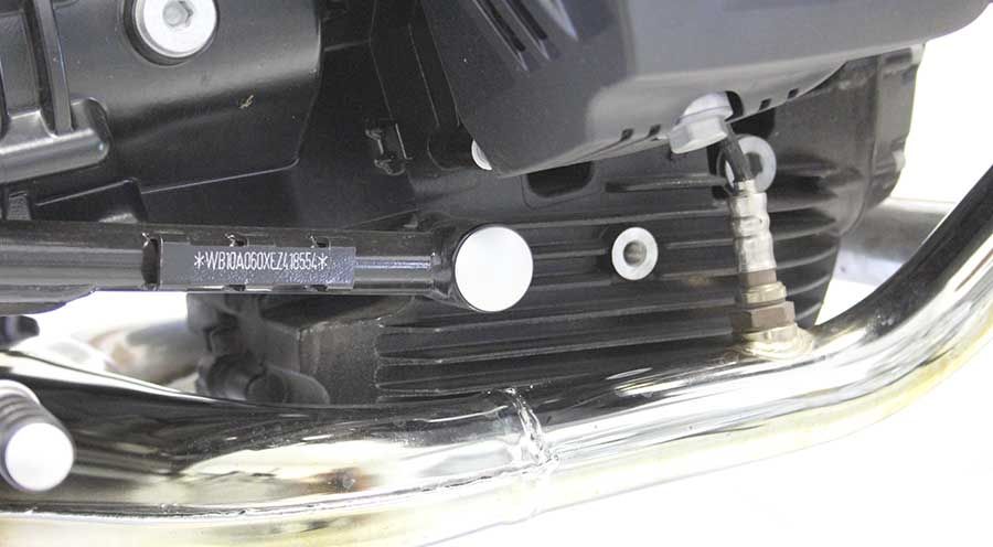 BMW R nine T Rahmenabdeckkappe Ölwanne
