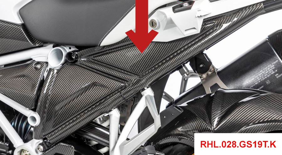 BMW R 1250 GS & R 1250 GS Adventure Carbon Heckrahmencover links